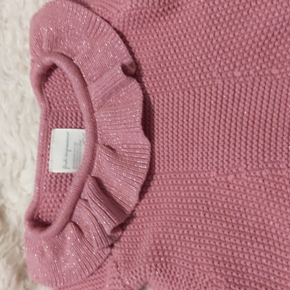 First impressions mauve or dust rose sweater dress size 3-6 months - Picture 6 of 9